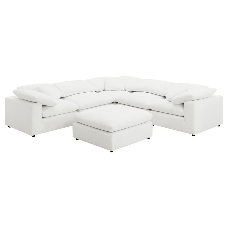 Raleigh - Boucle Upholstered Modular Sectional - JaxCo Furniture