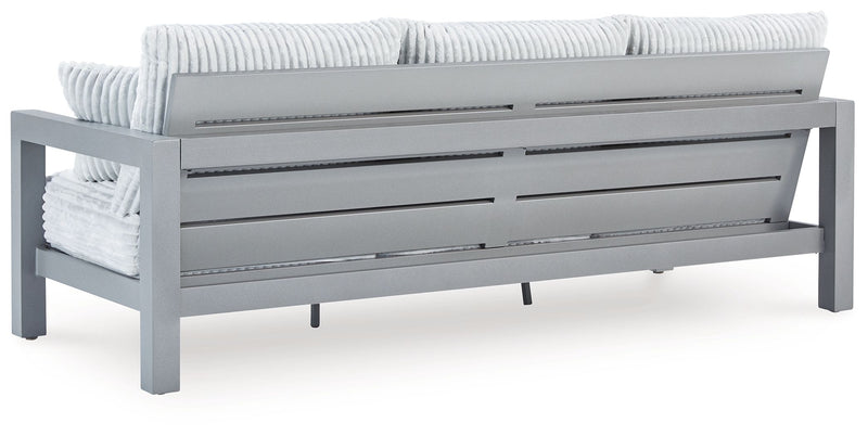 Hurley Park - Gray - Sofa With Cushion - JaxCo Furniture