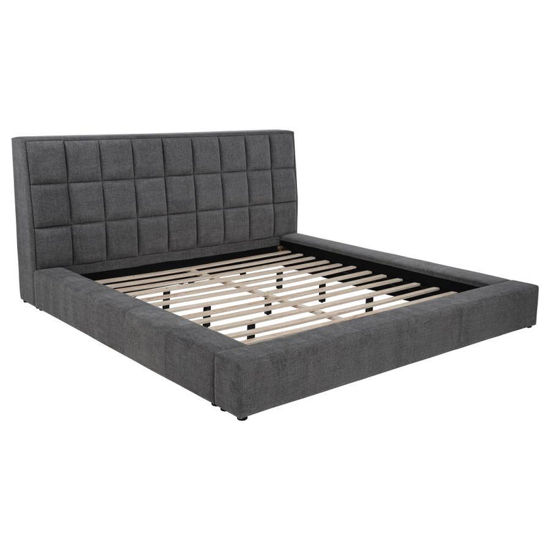 Dreux - Upholstered Panel Platform Bed - JaxCo Furniture