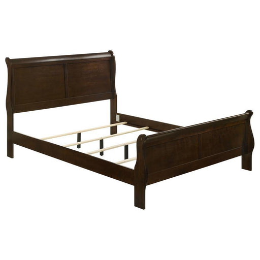 Louis Philippe - Panel Sleigh Bed - JaxCo Furniture