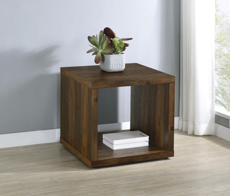 Frisco - Square Engineered Wood Side End Table - JaxCo Furniture