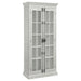 Toni - 2 Door Wood Tall Storage Cabinet - Distressed White - JaxCo Furniture