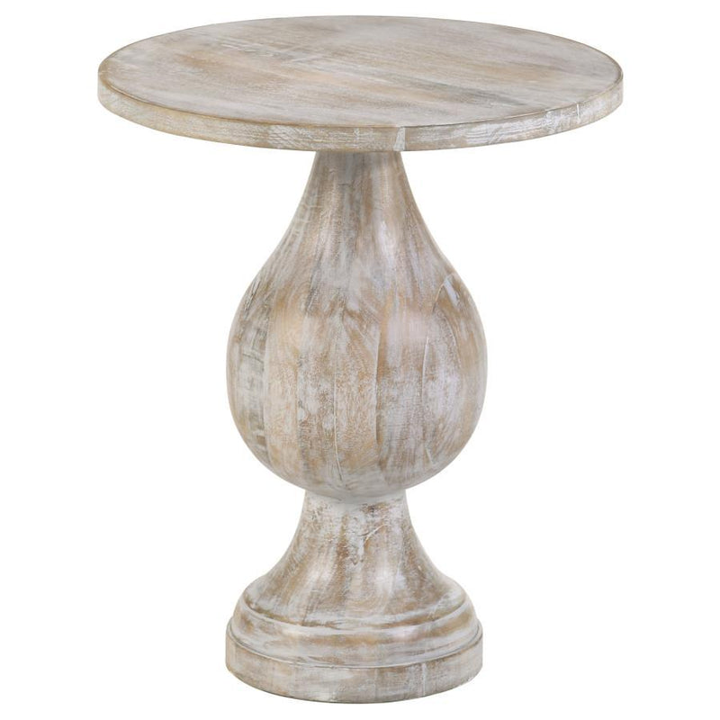 Dianella - Round Pedestal Base Accent Side Table - JaxCo Furniture