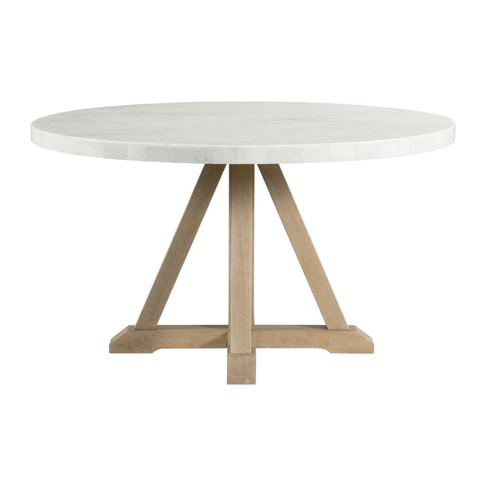 Lakeview - Round Dining Table - White - JaxCo Furniture