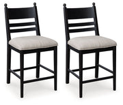 Greddinton - Upholstered Barstool (Set of 2) - JaxCo Furniture