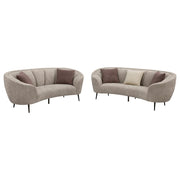 Ellorie - Upholstered Curved Sofa Set - JaxCo Furniture