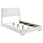 Felicity - Wood LED Panel Bed - JaxCo Furniture