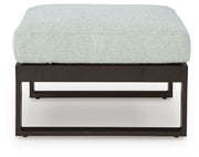 Beachloft - Black / Gray - Ottoman With Cushion - JaxCo Furniture