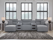 ModMax II - Salt And Pepper - Reclining Sectional - JaxCo Furniture