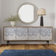 Crossings - Console - Coconut Shell - JaxCo Furniture