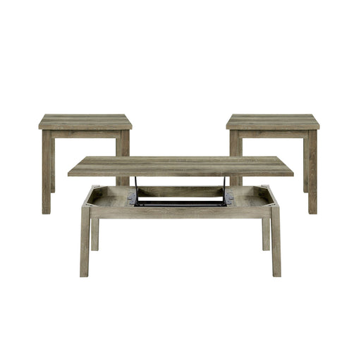 Oak Lawn - Three Pack Occasional Set (Lift Top Coffee Table) - Paper - JaxCo Furniture