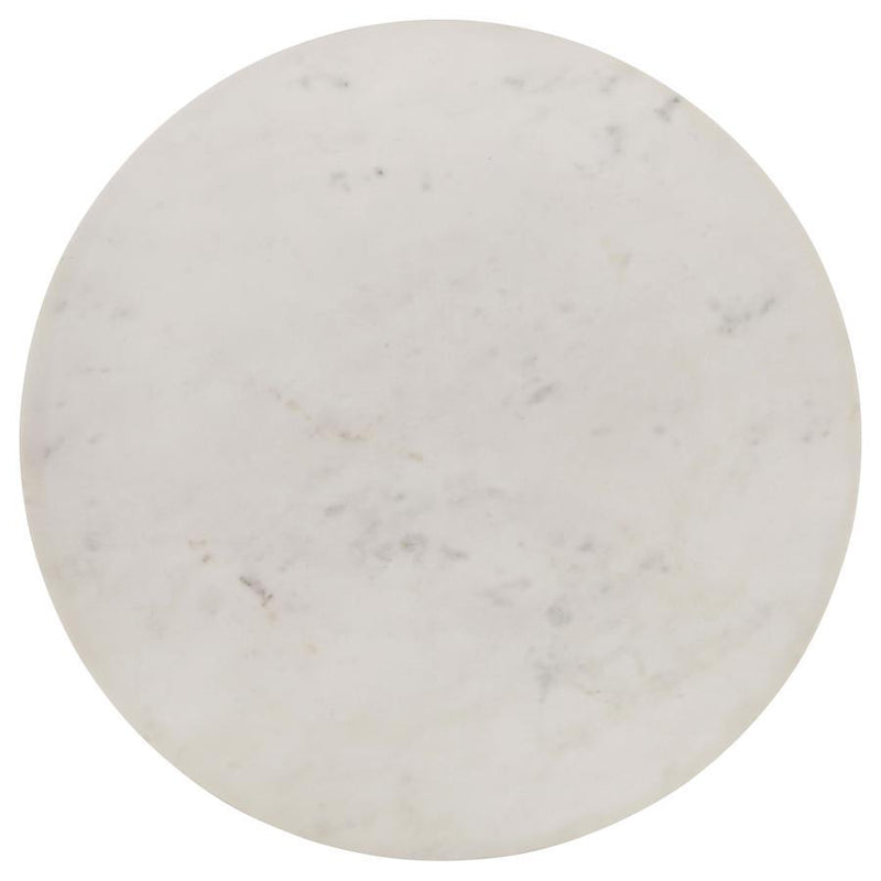 Aldis - Round Marble Top Table - JaxCo Furniture