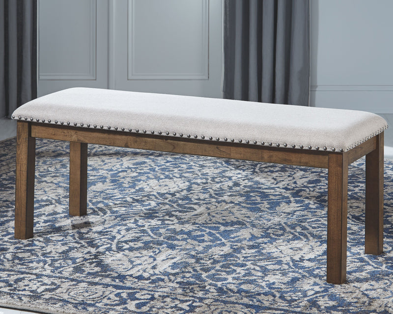 Moriville - Beige - Upholstered Bench - JaxCo Furniture