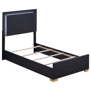 Marceline - Wood LED Panel Bed - JaxCo Furniture