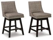 Tallenger - Swivel Barstool (Set of 2) - JaxCo Furniture