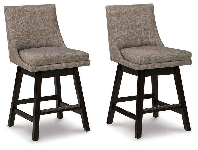 Tallenger - Swivel Barstool (Set of 2) - JaxCo Furniture