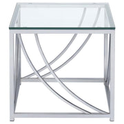 Lille - Glass Top Entryway Sofa Console Table Accents - JaxCo Furniture