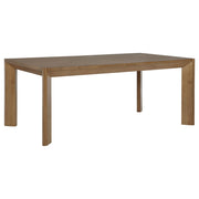 Bruner - Rectangular Wood Dining Table - Natural Brown - JaxCo Furniture