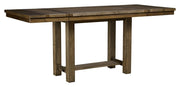Moriville - Grayish Brown - Rectangular Dining Room Counter Extension Table - JaxCo Furniture