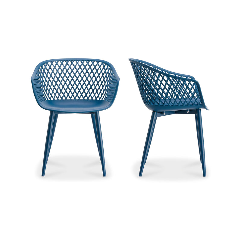 Piazza - Outdoor Chair (Set of 2) - Blue - JaxCo Furniture