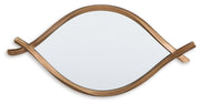 Bartner - Antique Gold Finish - Accent Mirror - JaxCo Furniture
