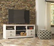 Willowton - Entertainment Center With Fireplace Option - JaxCo Furniture