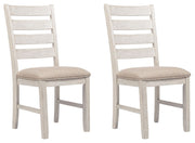 Skempton - White - Dining UPH Side Chair (Set of 2) - JaxCo Furniture
