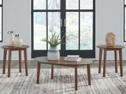 Gordonay - Brown - Occasional Table Set (Set of 3) - JaxCo Furniture