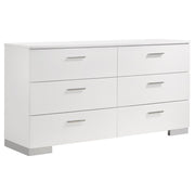 Felicity - 6-Drawer Dresser - JaxCo Furniture