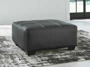Brixley Pier - Graphite - Oversized Accent Ottoman - JaxCo Furniture