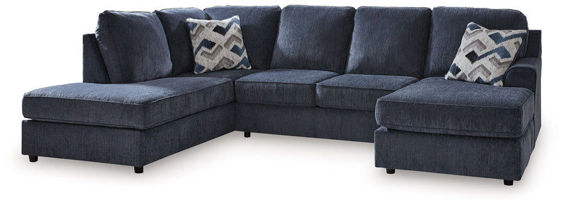 Albar Place - Sectional With Ottoman - JaxCo Furniture