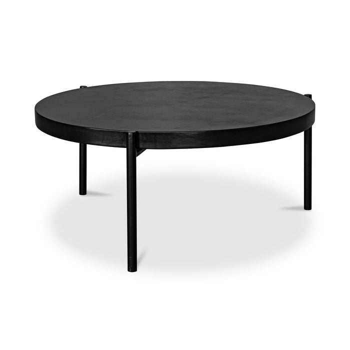 Mendez - Outdoor Coffee Table - Matt Black - JaxCo Furniture