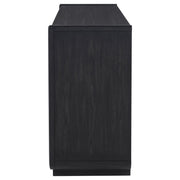 Leandro - 2-Drawer Dining Sideboard Server - Burnished Black - JaxCo Furniture