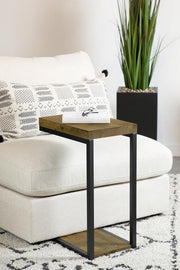 Beck - Engineered Wood C-Shape Sofa Side Table - JaxCo Furniture