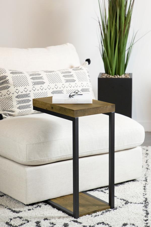 Beck - Engineered Wood C-Shape Sofa Side Table - JaxCo Furniture