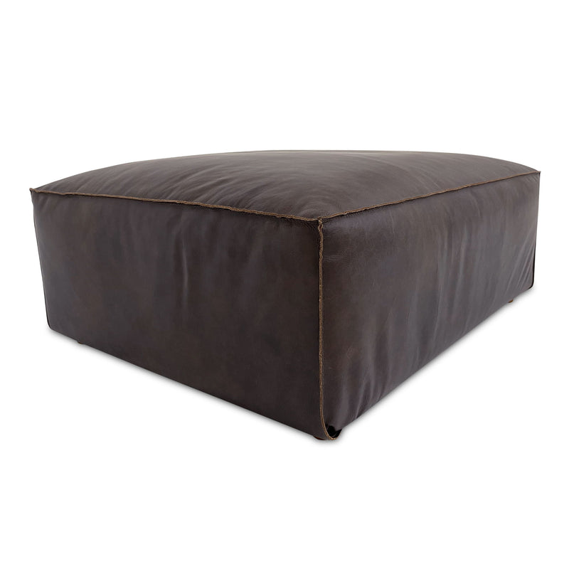 Form - Ottoman - Espresso Brown - JaxCo Furniture