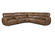 Modesto - Modular Power Reclining Sectional With Power Adjustable Headrests - JaxCo Furniture