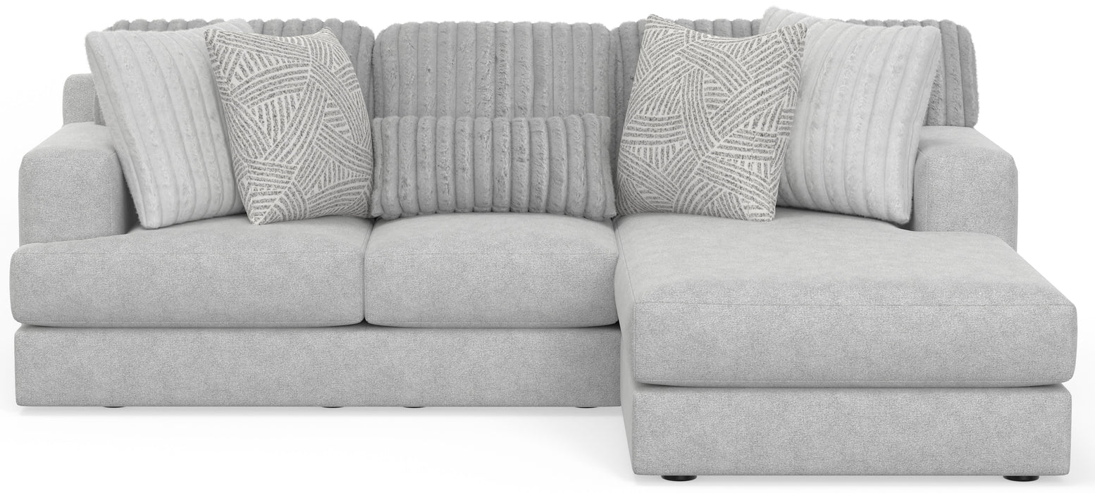 Logan - Sectional With Comfort Coil Seating And Included Accent Pillows - JaxCo Furniture