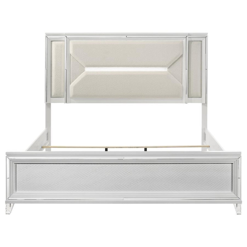 Marmore - Panel Bed LED Headboard - JaxCo Furniture