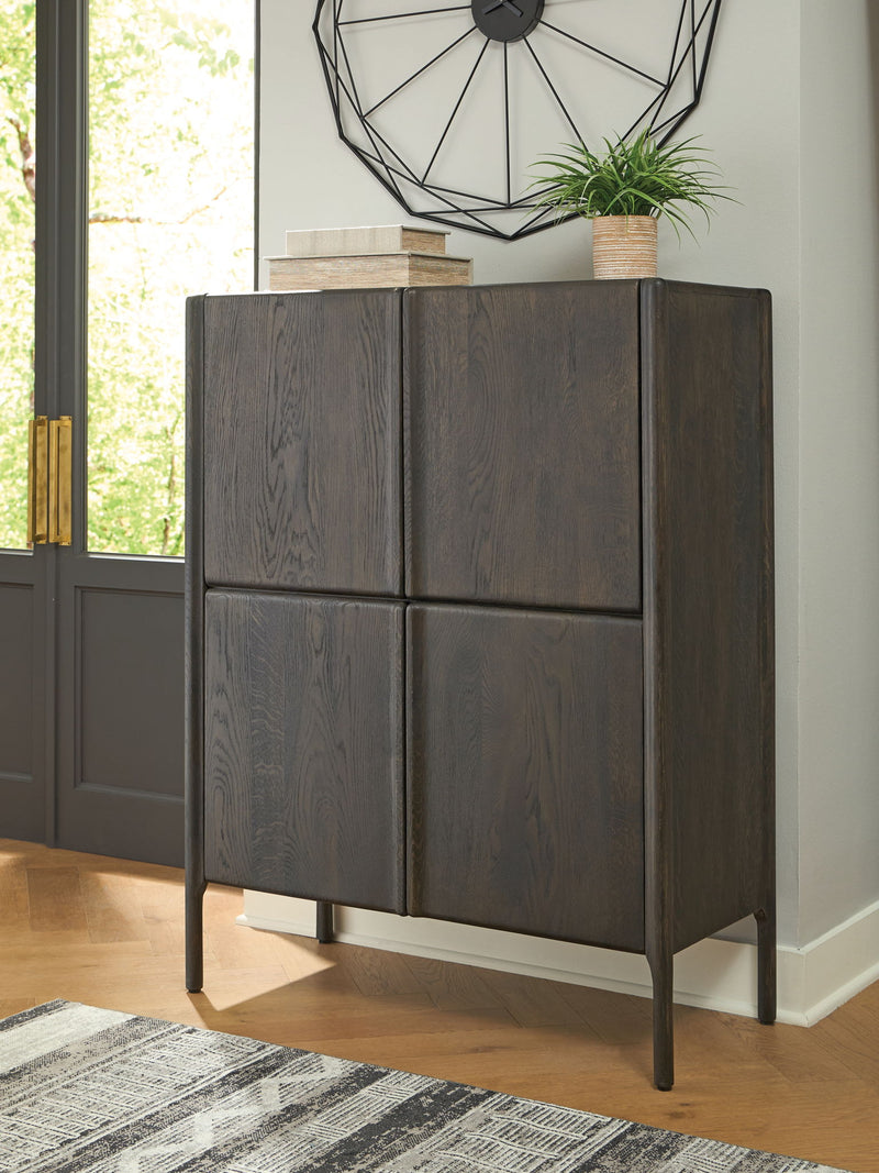 Orsonal - Espresso Brown - Accent Cabinet - JaxCo Furniture