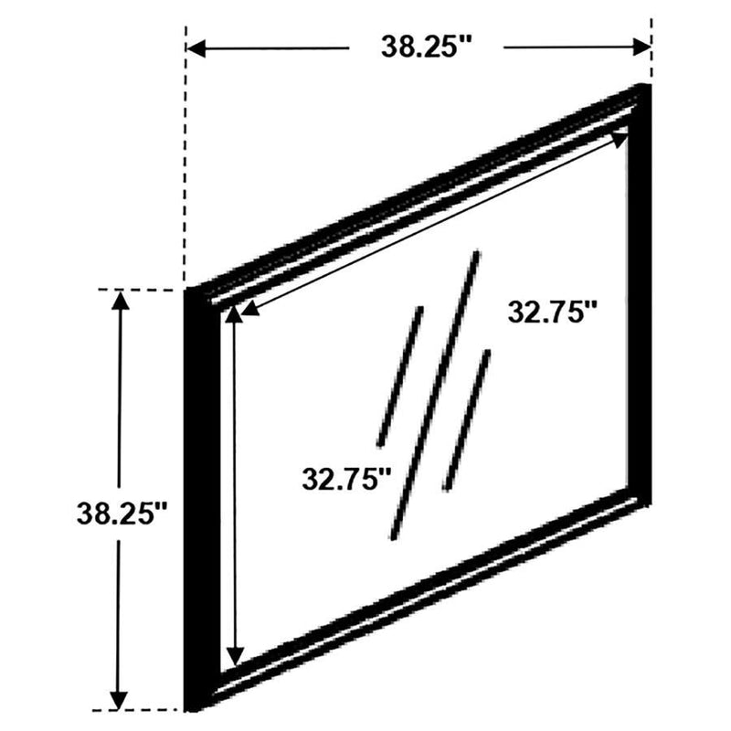 Louis Philippe - Mirror - JaxCo Furniture