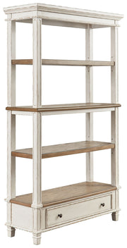 Realyn - Brown / White - Bookcase - JaxCo Furniture