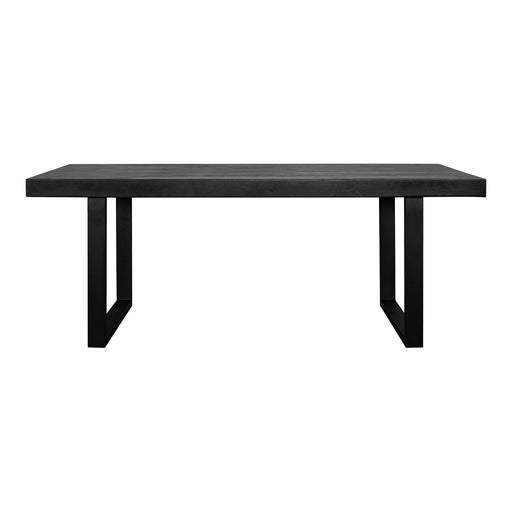 Jedrik - Outdoor Dining Table Large - Black - Concrete - JaxCo Furniture