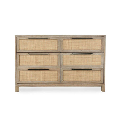 Jensen - 6 Drawer Dresser - Taupe - JaxCo Furniture