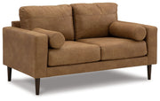 Telora - Caramel - Loveseat - JaxCo Furniture