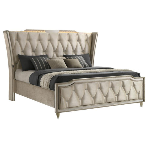 Lorient - LED Upholstered Bed - JaxCo Furniture