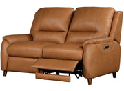 Austin - Power Reclining Loveseat P2 - Caramel Cream - JaxCo Furniture