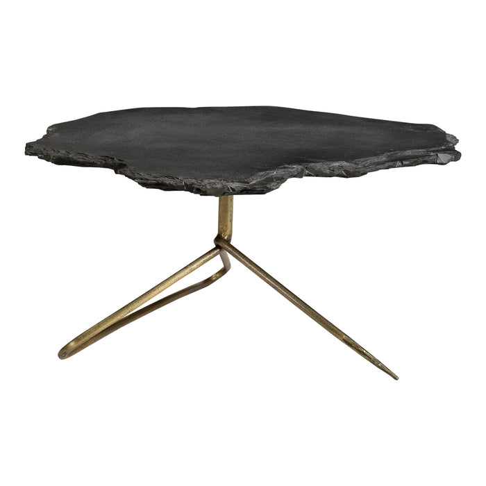 Sheridan - Coffee Table Iron Base - Black - JaxCo Furniture