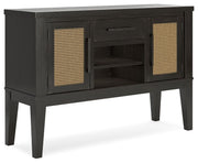 Galliden - Black - Dining Room Server - JaxCo Furniture