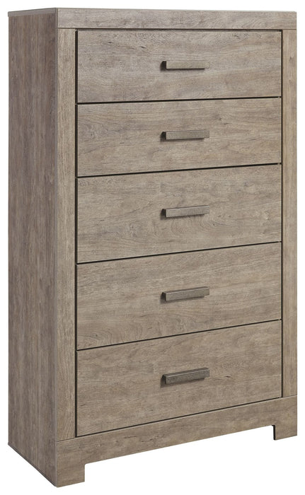 Culverbach - Gray - Five Drawer Chest - JaxCo Furniture